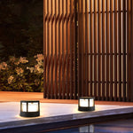 Ray Modern Metal Cylindrical Outdoor Bollard Light - Lamp Outdoor