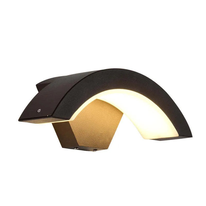 Ray Nordic Arc Metal LED Outdoor Wall Lamp - Letslighting