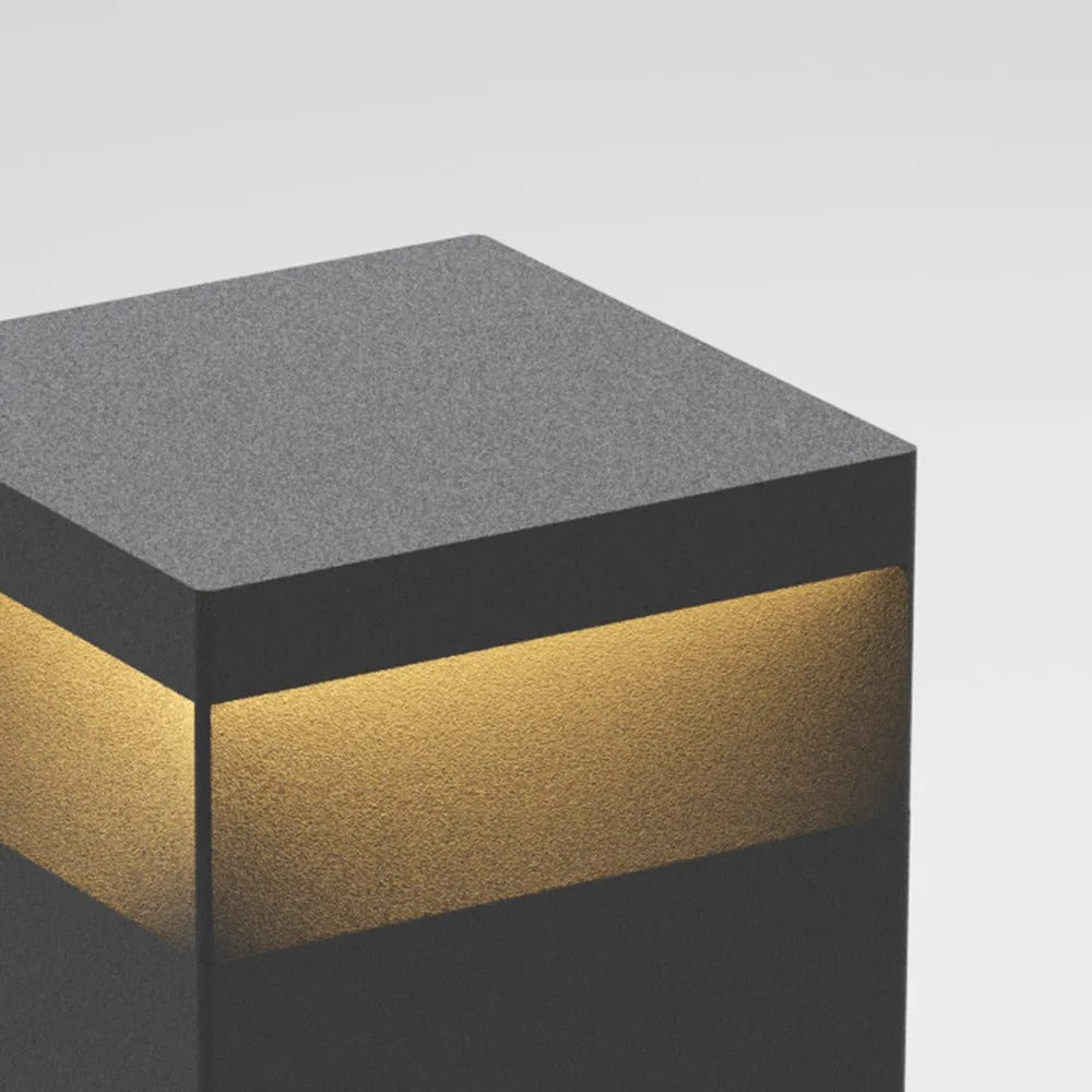 Ray Metal Rectangular Solar Outdoor Path Light - Lamp Outdoor