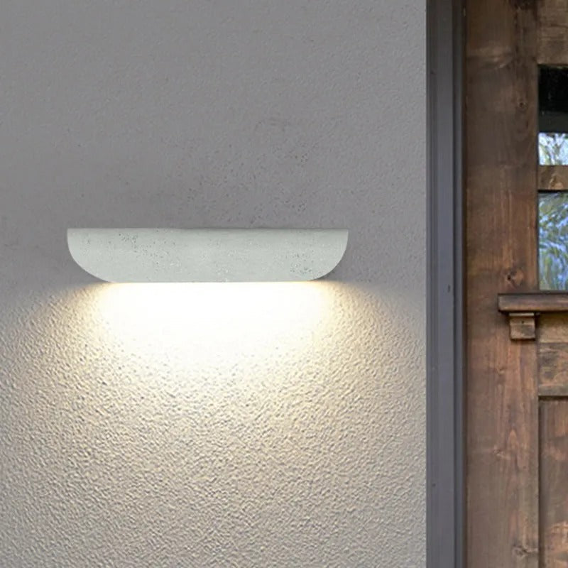 Ray Modern Curved Waterproof LED Outdoor Wall Lamp Metal Garden Corridor - Letslighting
