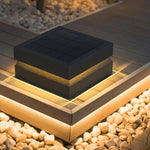 Ray Modern Concave Metal Outdoor Lamps Solar - Letslighting