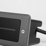 Ray Modern Metal Rectangular Outdoor Deck/Step Light, Gray - Lamp Outdoor