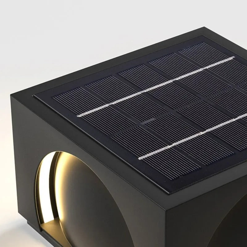 Ray Modern Rectangular Metal Outdoor Lamps Post - Lamp Outdoor