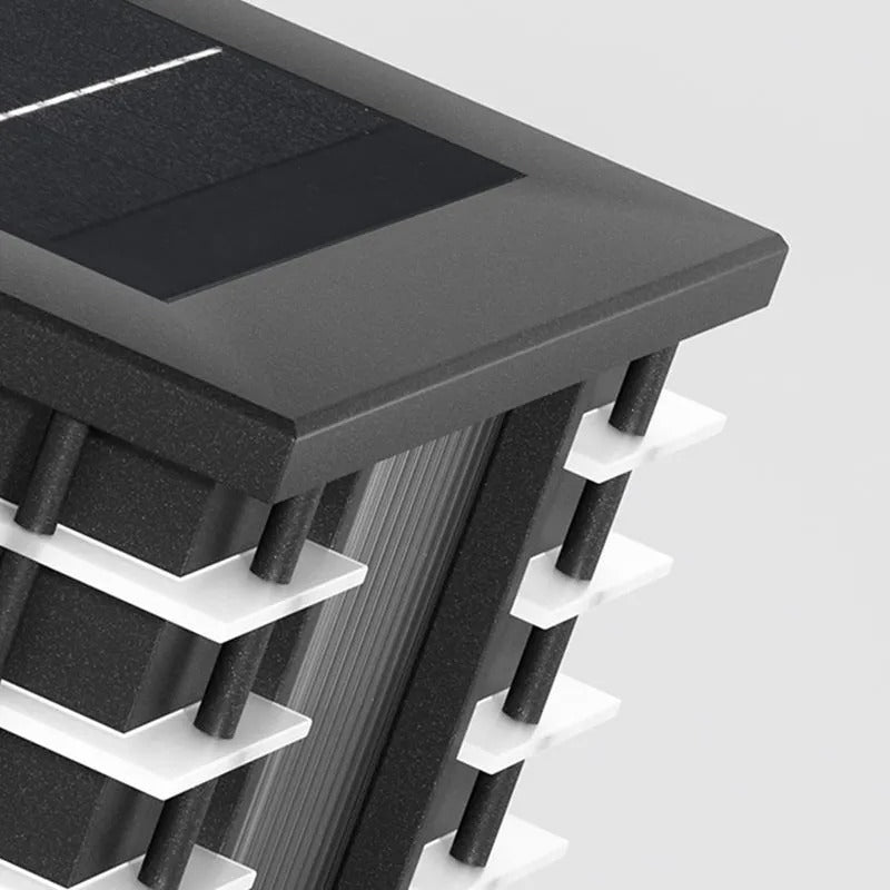 Ray Modern Square Metal Acrylic Glass Outdoor Solar Floor Lamps - Lamp Outdoor