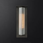 Ray Modern Rectangular Acrylic Outdoor Wall Lamp Transparent - Lamp Outdoor