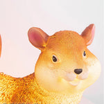 Aria Decorative Squirrel Solar Resin Outdoor Light - Letslighting