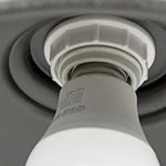 Epoch Rustic Bowl Shaped Metal Wall Lamp, Antique Brass - Lamp Outdoor