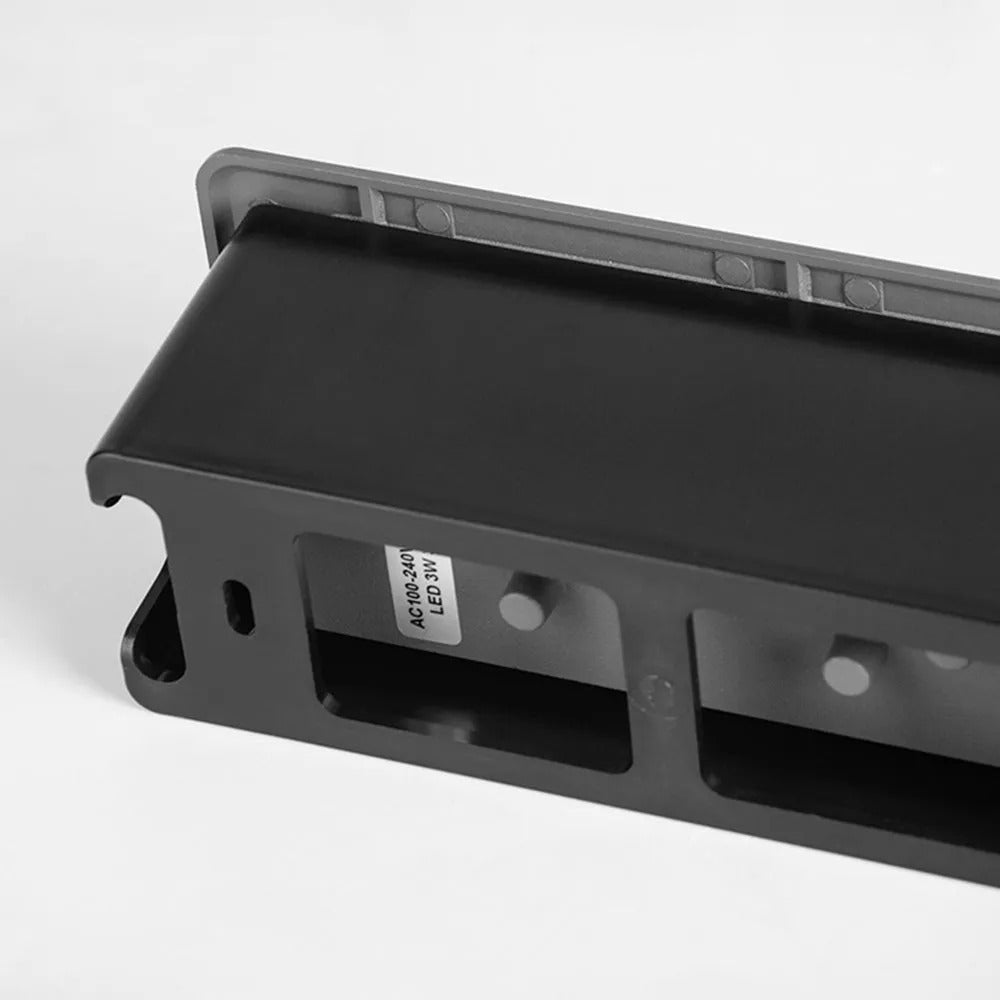 Ray Modern Metal Rectangular Outdoor Deck/Step Light, Gray - Lamp Outdoor