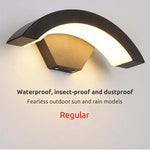 Ray Nordic Arc Metal LED Outdoor Wall Lamp - Letslighting