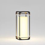 Ray Simple Cube Cuboid Outdoor Floor Lamp Hardwired Solar - Lamp Outdoor