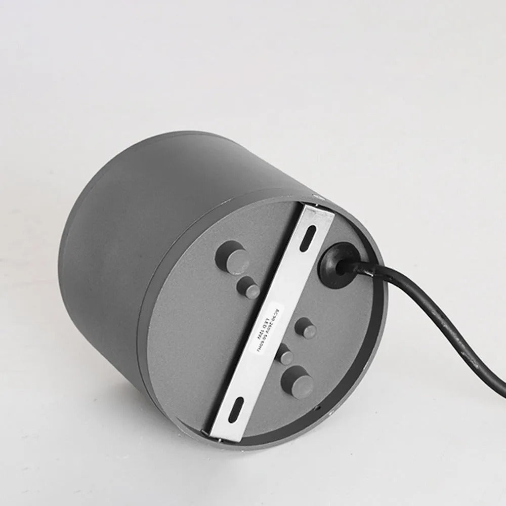 Ray Modern Cylindrical Flush Mount Ceiling Light Metal Glass - Lamp Outdoor