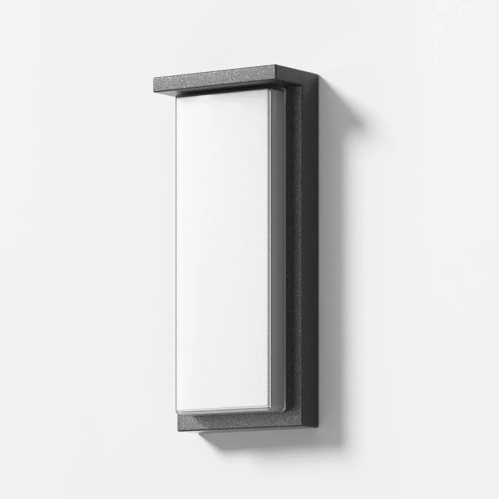 Ray Modern Minimalist Rectangular Metal Outdoor Wall Lamp - Lamp Outdoor