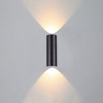 Ray Minimalist Double-headed LED Outdoor Wall Lamp Metal Glass Garden Corridor - Letslighting