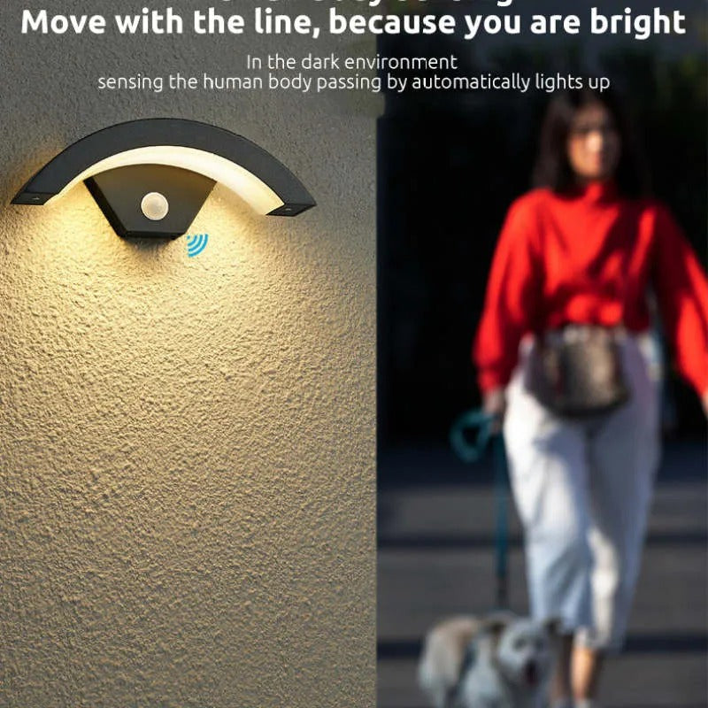 Ray Nordic Arc Metal LED Outdoor Wall Lamp - Letslighting