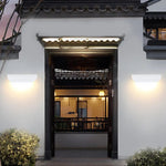 Ray Modern Curved Waterproof LED Outdoor Wall Lamp Metal Garden Corridor - Letslighting