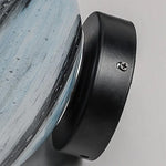 Aria Square Moon Globe Metal Glass Outdoor Light Post - Letslighting