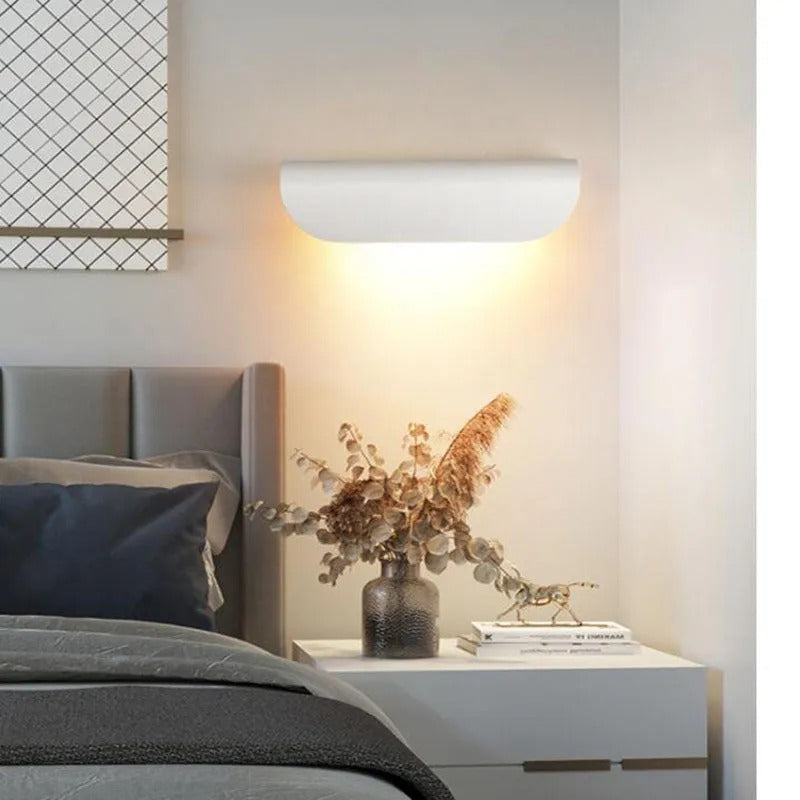 Ray Modern Curved Waterproof LED Outdoor Wall Lamp Metal Garden Corridor - Letslighting