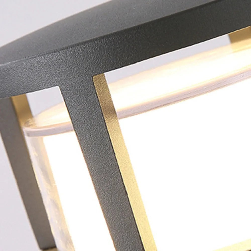 Ray Modern Metal Cylindrical Outdoor Bollard Light - Lamp Outdoor