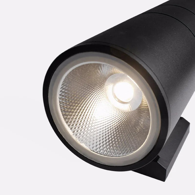 Ray Minimalist Double-headed LED Outdoor Wall Lamp Metal Glass Garden Corridor - Letslighting