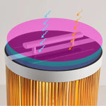 Ritta Retro Metal/Rattan Floor Lamp, Hardwired/Solar/LED, Outdoor - Lamp Outdoor