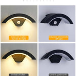 Ray Nordic Arc Metal LED Outdoor Wall Lamp - Letslighting