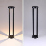 Ray Minimalist Cylindrical Hollow Solar Outdoor Path Light - Lamp Outdoor