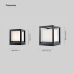 Ray Modern Rectangular Metal Outdoor Lamps - Lamp Outdoor
