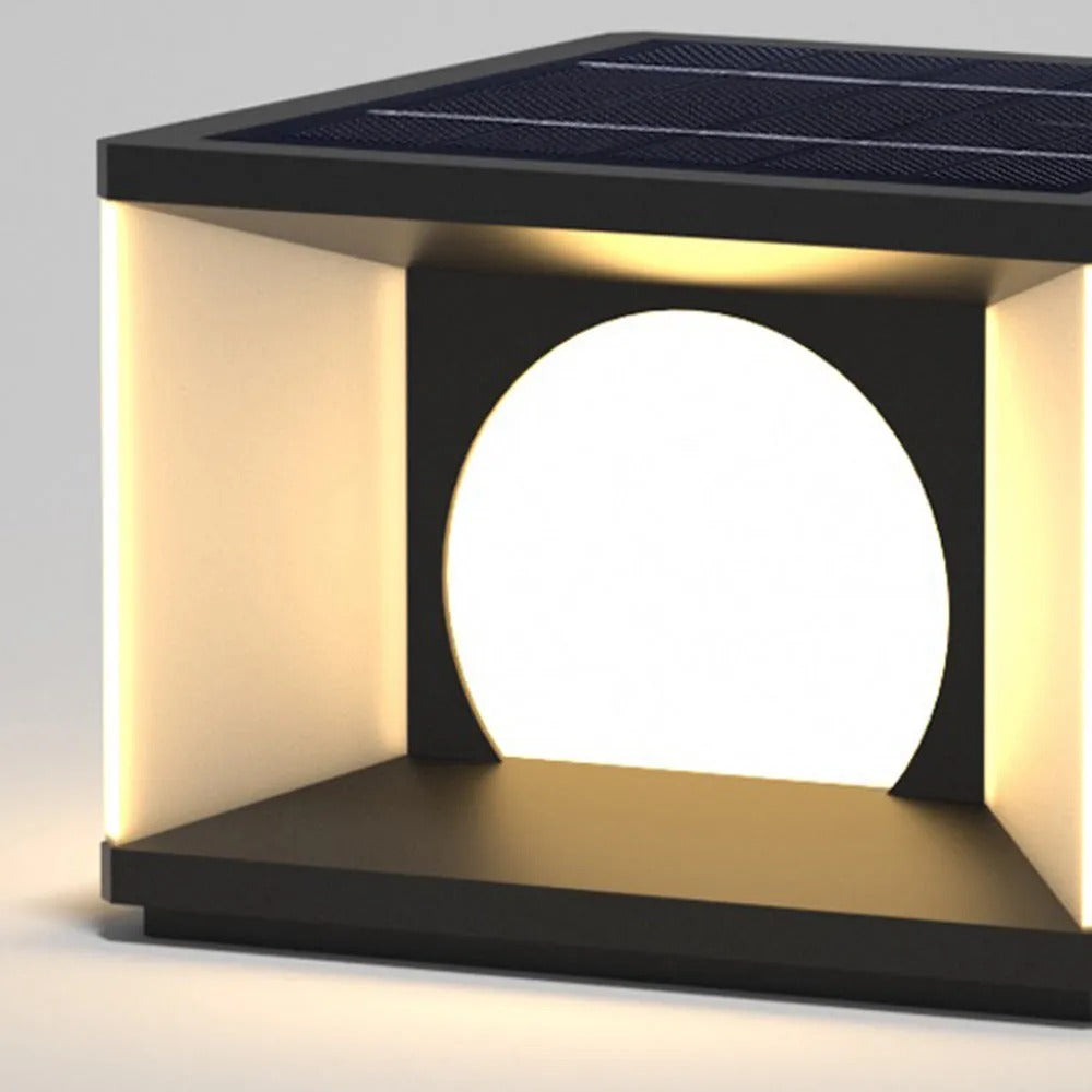 Aria Modern Square Metal Outdoor Light Post - Letslighting