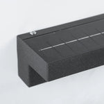 Ray Modern Rectangular Metal Acrylic Outdoor Solar Wall Lamp - Lamp Outdoor