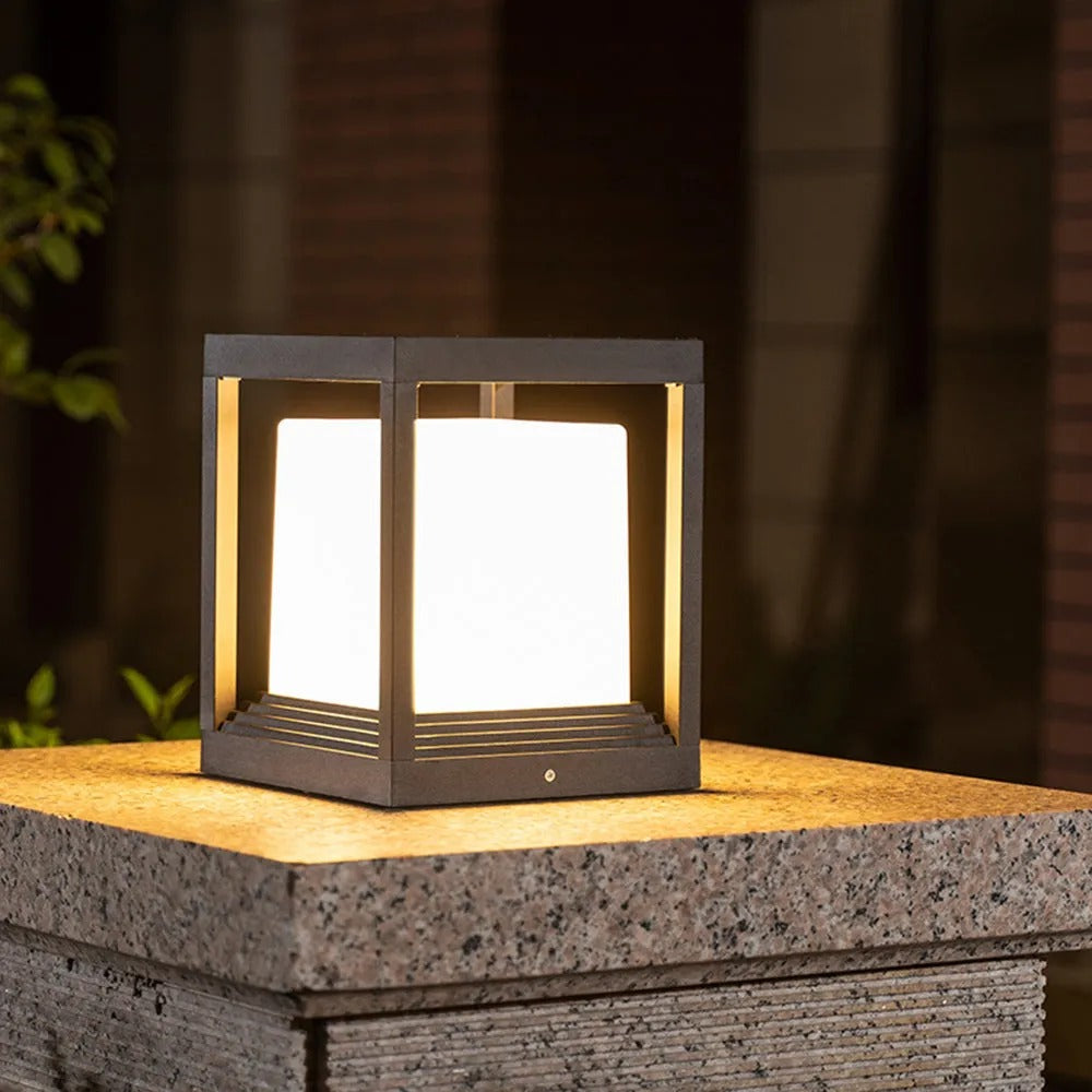 Ray Modern Rectangular Metal Outdoor Lamps - Lamp Outdoor