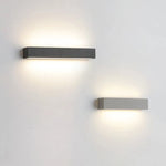 Arisha Modern Design Rectangular LED Outdoor Wall Lamp Garden Courtyard Corridor - Letslighting