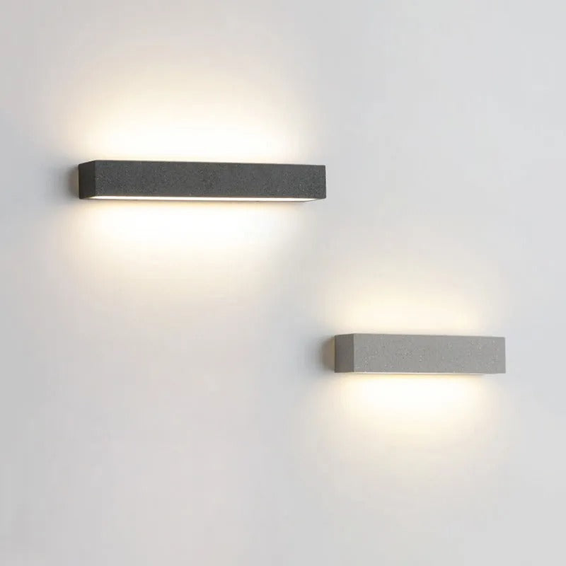 Arisha Modern Design Rectangular LED Outdoor Wall Lamp Garden Courtyard Corridor - Letslighting