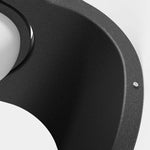 Ray Modern Arc Metal Acrylic Solar Waterproof Adjustable Outdoor Wall Lamp - Lamp Outdoor