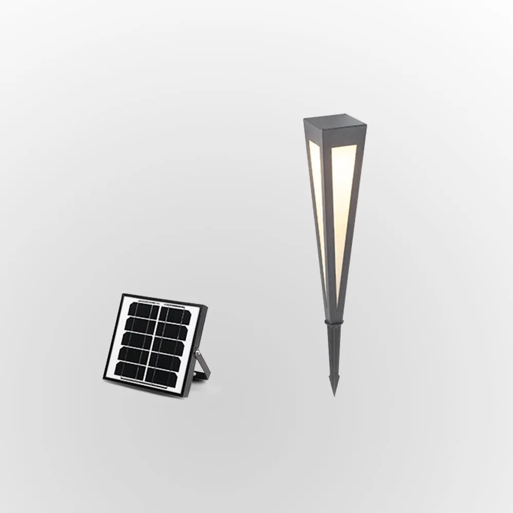 Valentina Modern Trigonal Linear Solar Outdoor Path Light - Lamp Outdoor