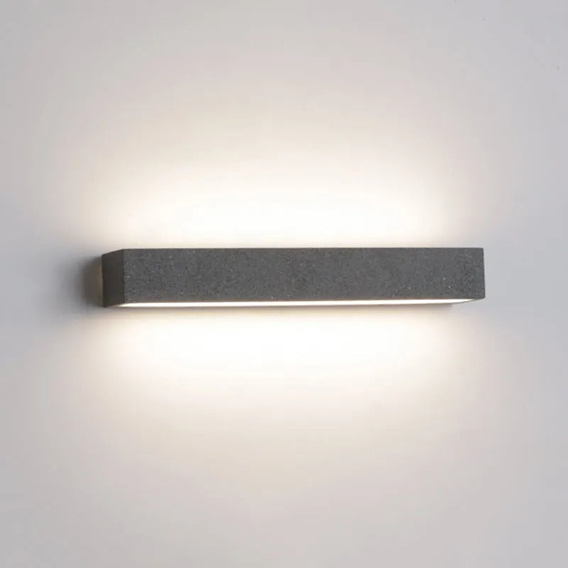 Arisha Modern Design Rectangular LED Outdoor Wall Lamp Garden Courtyard Corridor - Letslighting