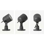 Ray Modern Round Glass/Metal Solar Outdoor Ground Lamp Spotlight - Lamp Outdoor