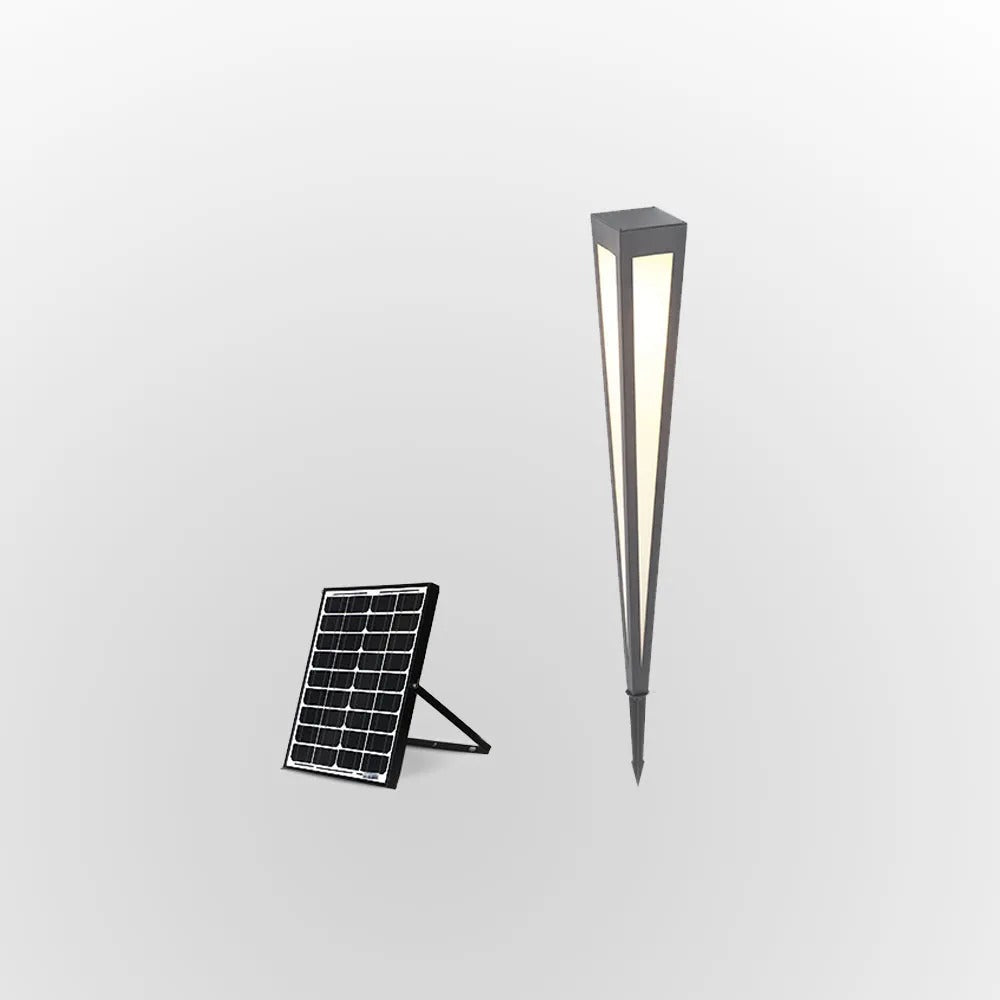 Valentina Modern Trigonal Linear Solar Outdoor Path Light - Lamp Outdoor