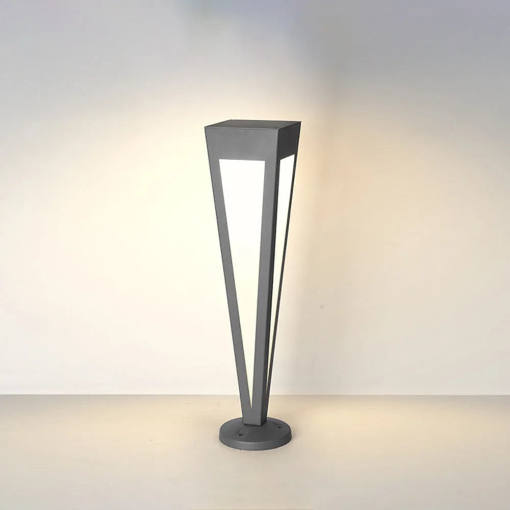Valentina Modern Trigonal Linear Solar Outdoor Path Light - Lamp Outdoor