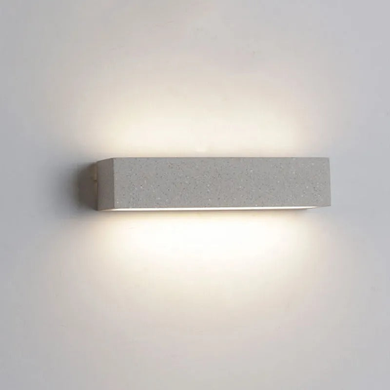Arisha Modern Design Rectangular LED Outdoor Wall Lamp Garden Courtyard Corridor - Letslighting