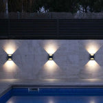 Ray Minimalist Up Down Metal Outdoor Wall Lamp - Lamp Outdoor
