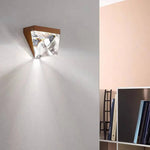 Ray Waterproof Diamond Shape Metal Crystal Outdoor Wall Lamp - Lamp Outdoor