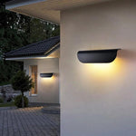Ray Modern Curved Waterproof LED Outdoor Wall Lamp Metal Garden Corridor - Letslighting