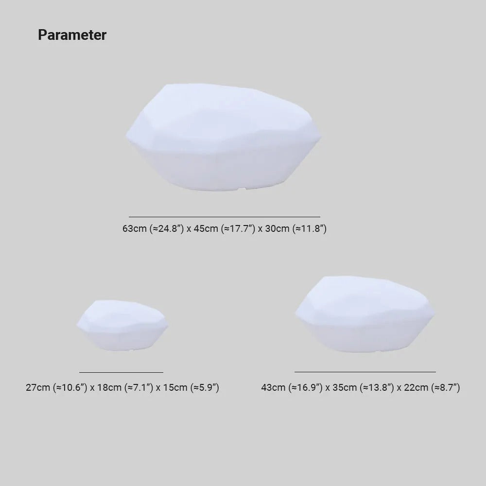 Ray Modern Rock Rechargeable Outdoor Ground Light - Lamp Outdoor