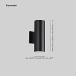 Ray Minimalist Double-headed LED Outdoor Wall Lamp Metal Glass Garden Corridor - Letslighting
