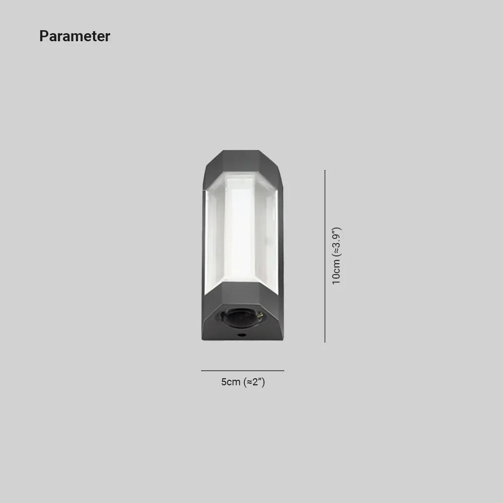 Ray Nordic Up Down Acrylic Outdoor Wall Lamp - Lamp Outdoor