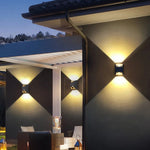 Ray Minimalist Up Down Metal Outdoor Wall Lamp - Lamp Outdoor