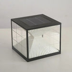 Ray Modern Pyramid Shape Metal Outdoor Floor Lamp - Lamp Outdoor