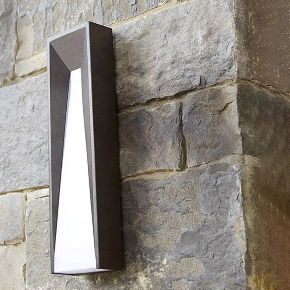 Ray Modern Rectangular Metal Outdoor Wall Lamp - Lamp Outdoor