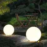 Aria Minimalist Globe LED Outdoor Light Resin - Letslighting
