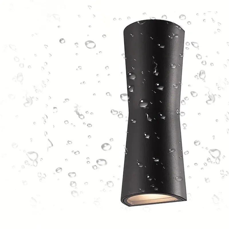 Ray Minimalist Torch LED Outdoor Wall Lamp Metal Garden Corridor Terrace - Letslighting